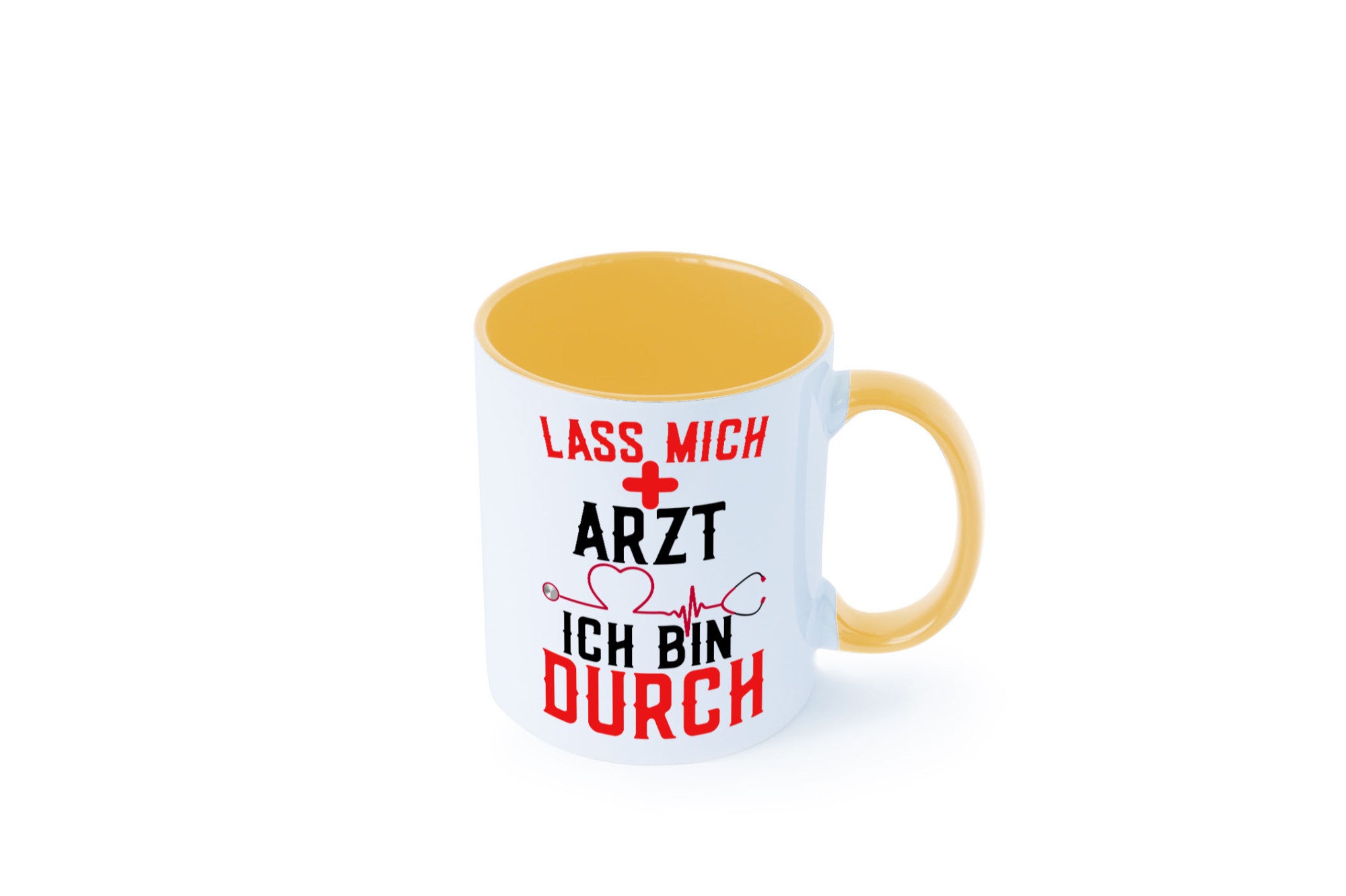 Arzt | Lass mich durch Herz Doktor Krankenhaus Puls Humor Geschenkidee Tasse