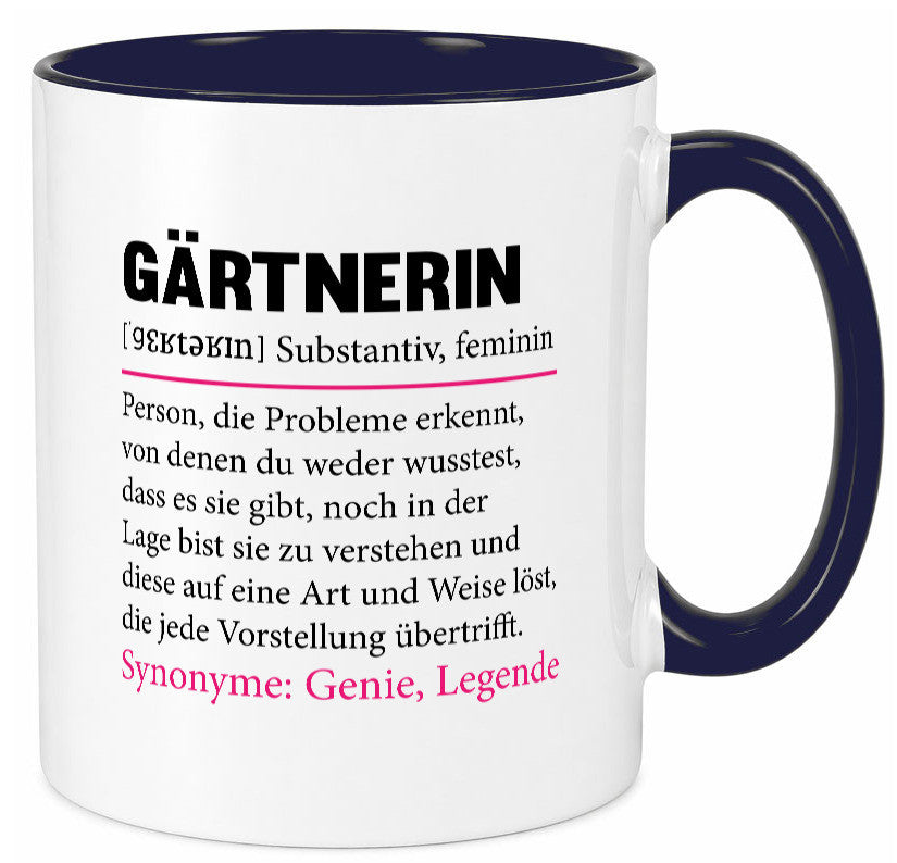 Gärtnerin | lustig Gartenbau Beruf Spruch Geschenk Arbeit Kollegen Büro Tasse