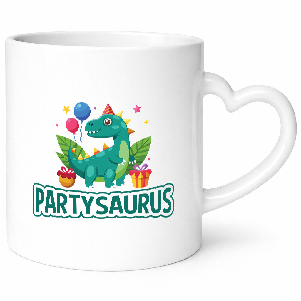 Partysaurus | Geburtstag Dinosaurier Luftballon Geschenkidee Humor Tasse