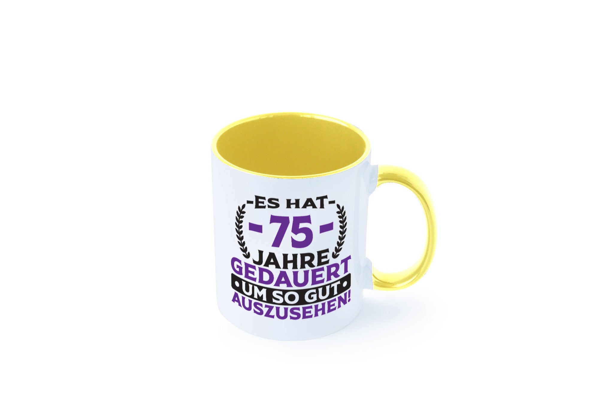 75 Jahre gedauert um so gut auszusehen | 75. Geburtstag Humor Geschenkidee Tasse
