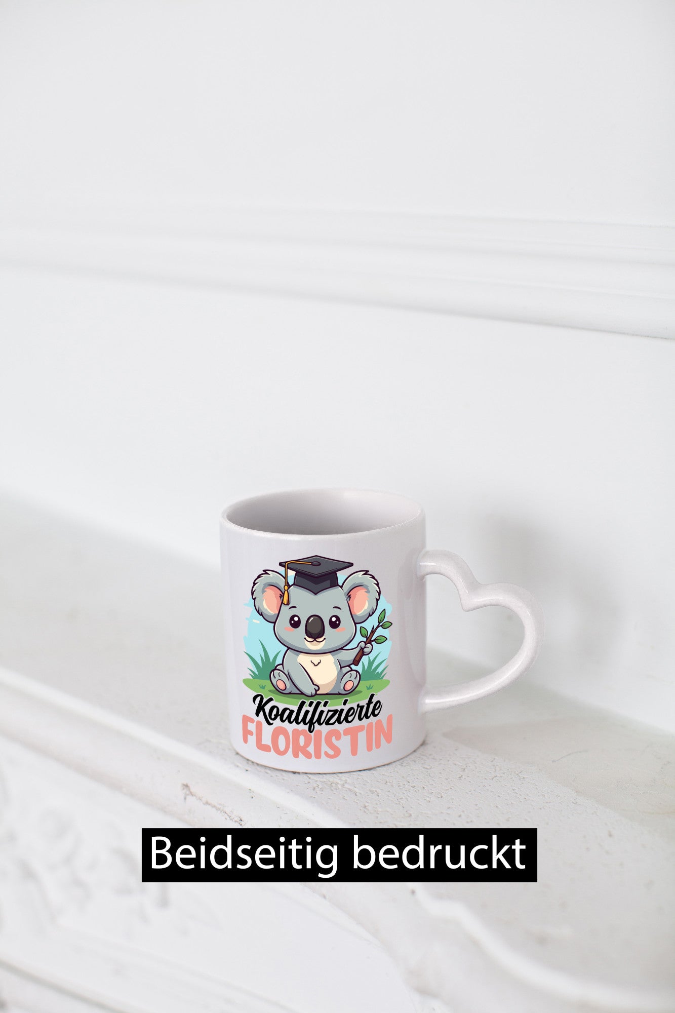 Koalifizierte Floristin | Blumen Verkäuferin Humor Geschenkidee Tasse