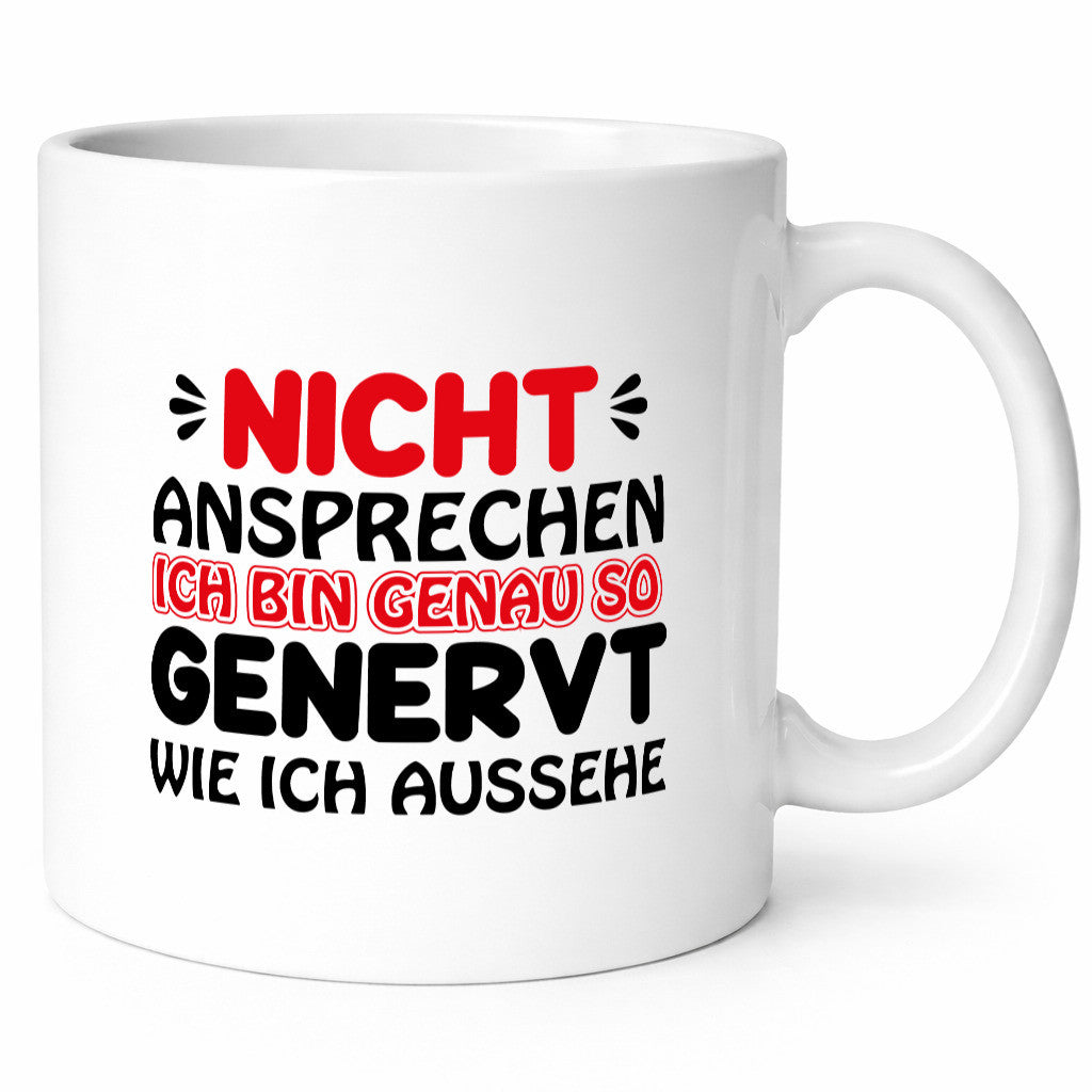 Ich bin genervt lustiger Spruch Geschenk Humor Geschenkidee Tasse