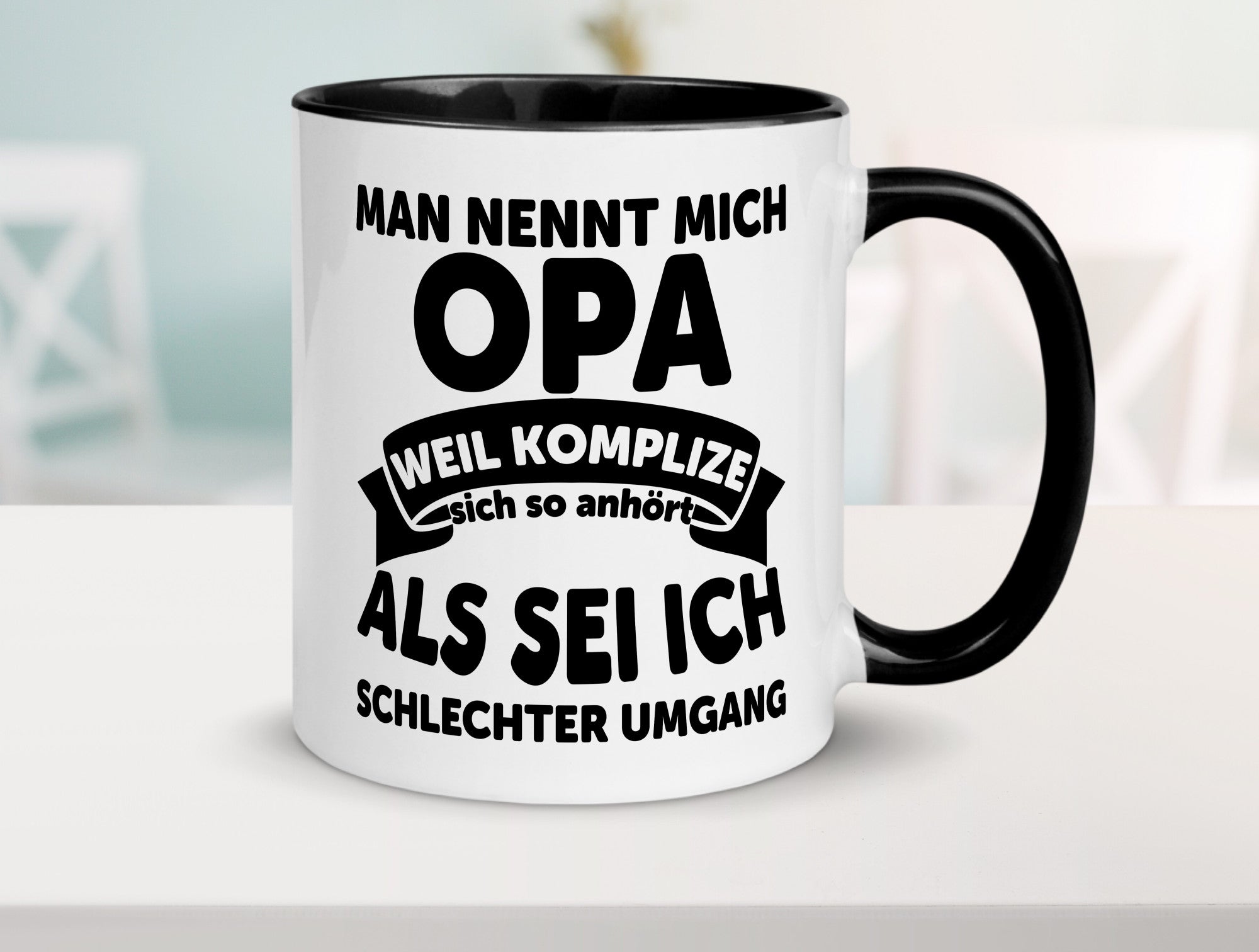 Nenn mich Opa, Komplize schlechter Umgang | Opa Witz Geschenk Familie