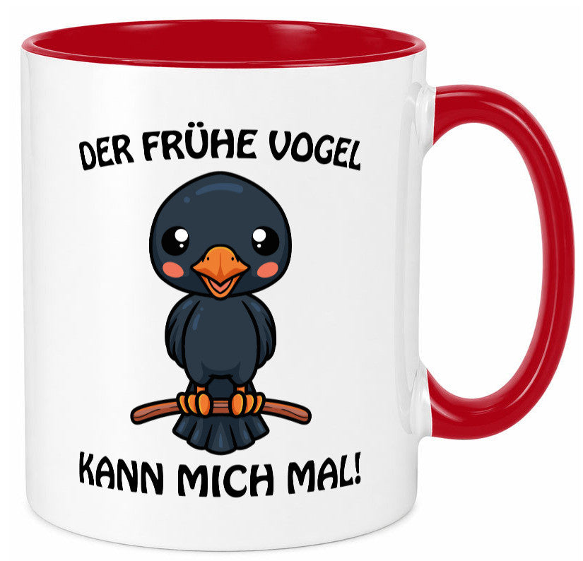 Der Frühe Vogel Humor Geschenkidee Tasse