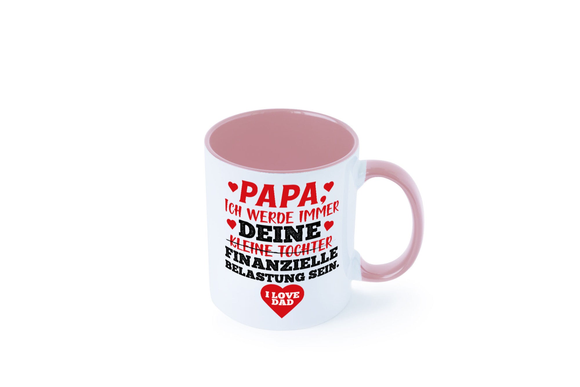 Finanzielle Belastung lustiger Spruch Geschenk Humor Geschenkidee Tasse