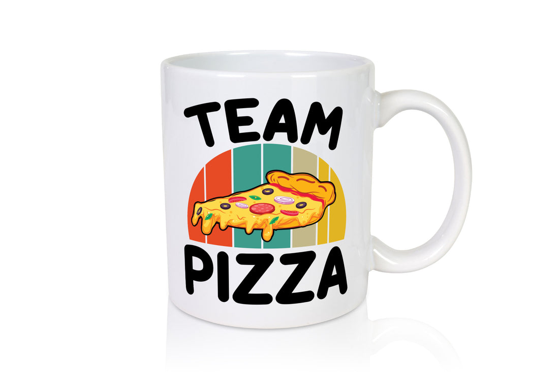 Team Pizza | Liebhaber lustiger Spruch Geschenk Humor Geschenkidee Tasse