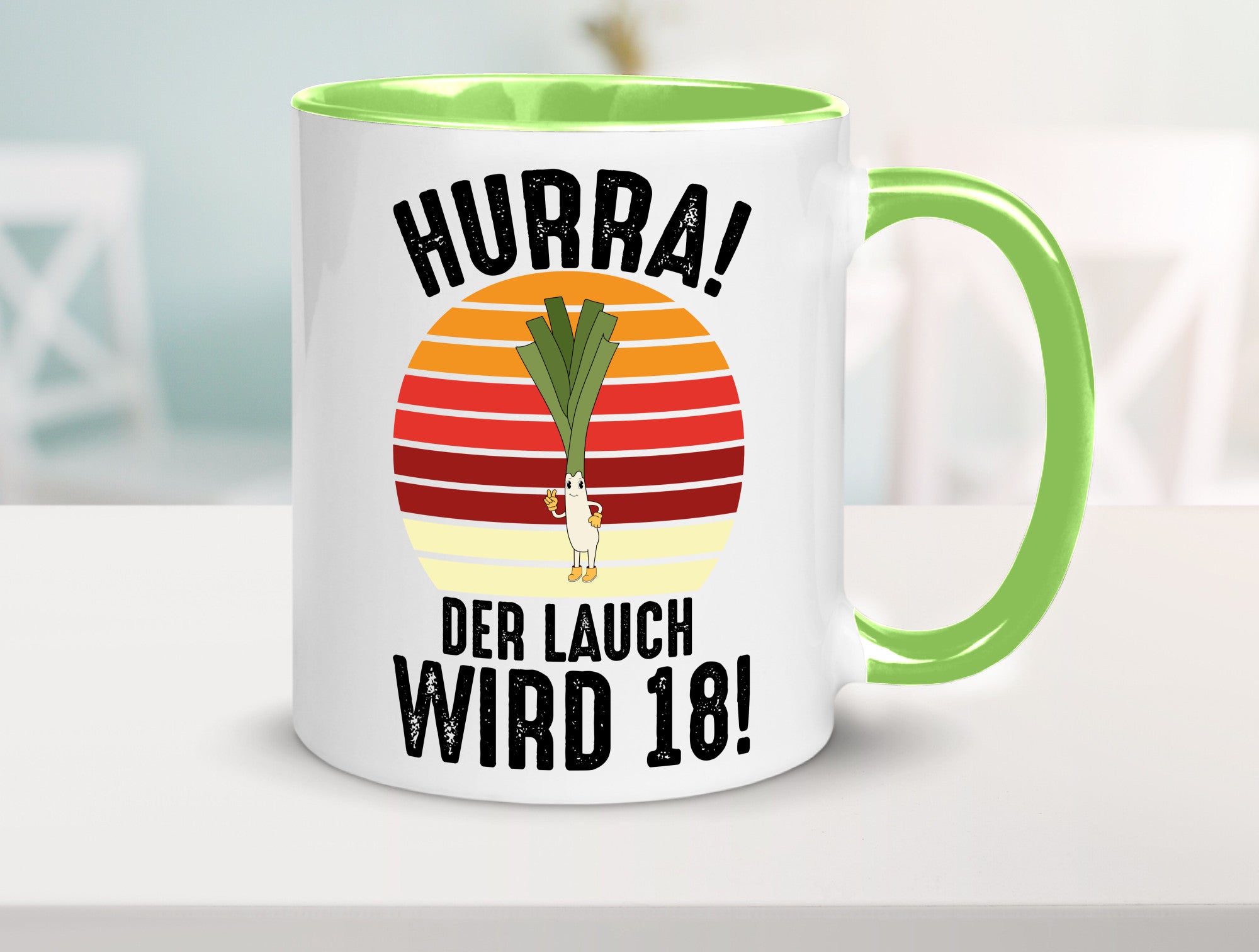Hurra der lauch wird 18 | 18. Geburtstag Ehrentag lustiger Spruch Geschenk