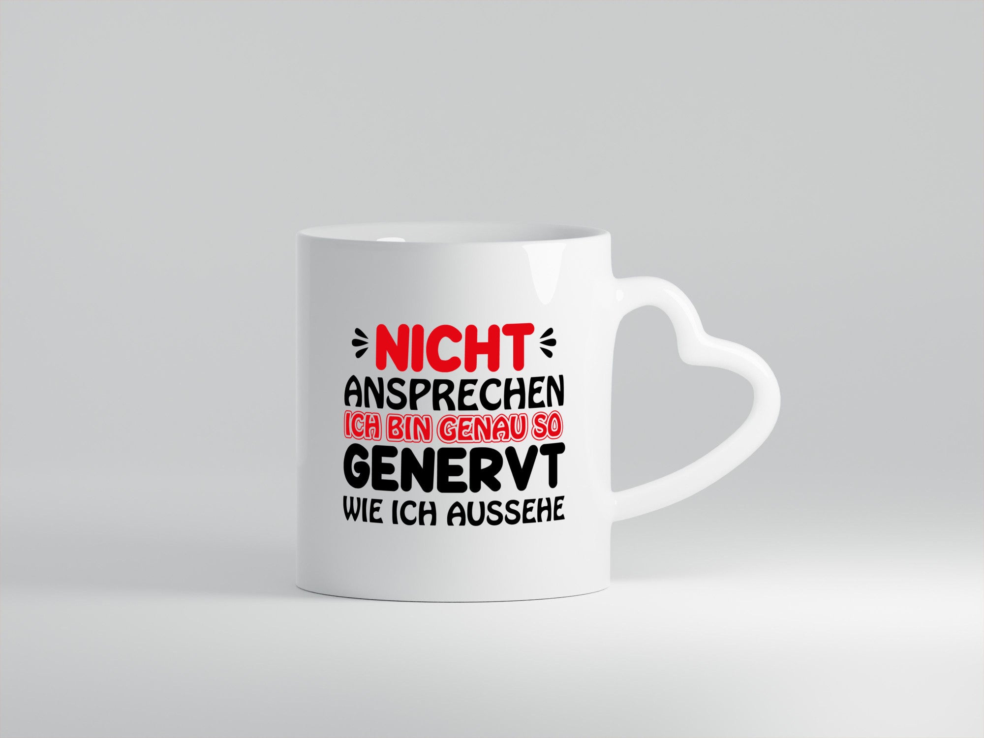 Ich bin genervt lustiger Spruch Geschenk Humor Geschenkidee Tasse