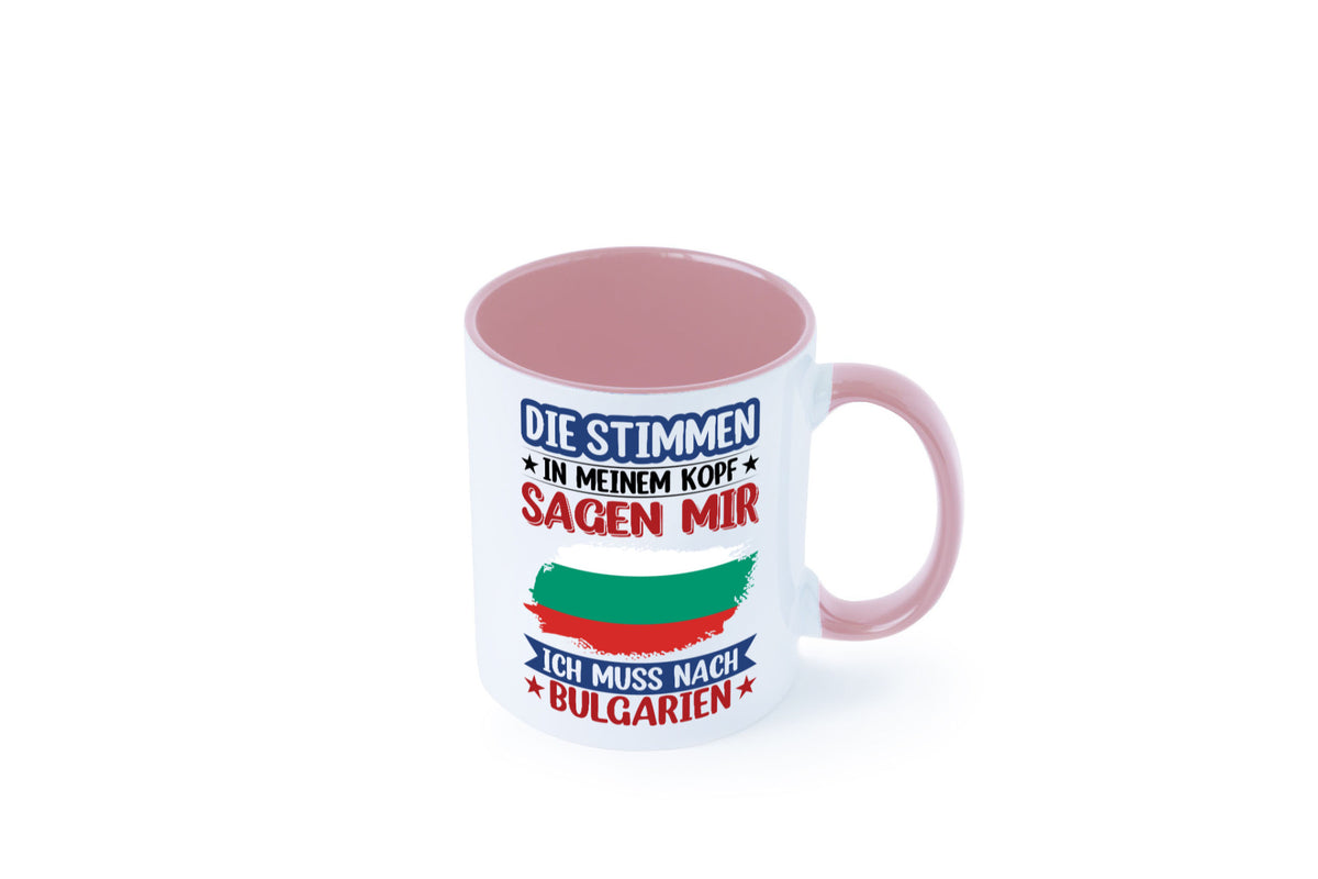 Bulgarien | Urlaub Stimmen in meinem Kopf Traumland Humor Geschenkidee Tasse