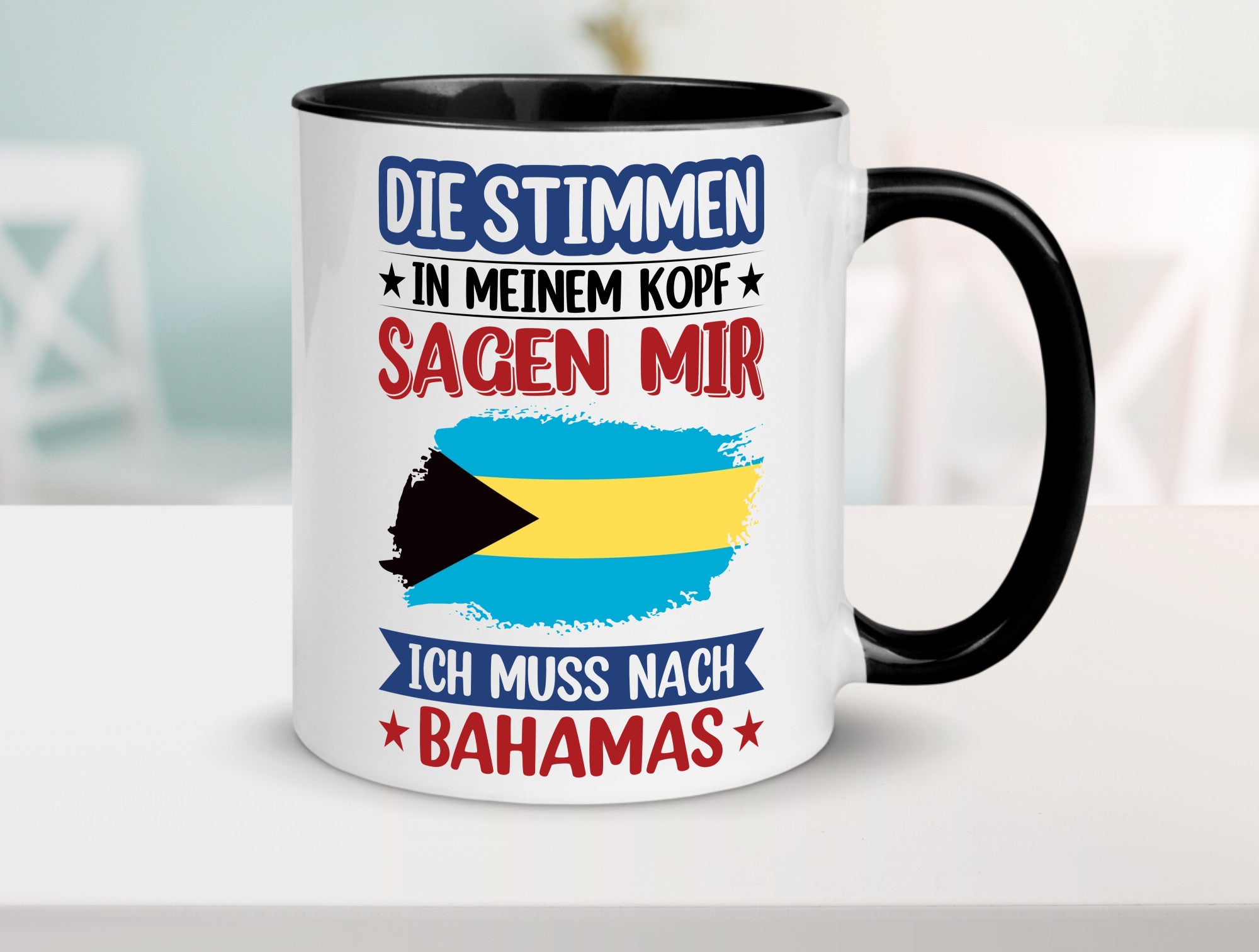 Bahamas | Urlaub Stimmen in meinem Kopf Traumland Geschenk Humor Geschenkidee