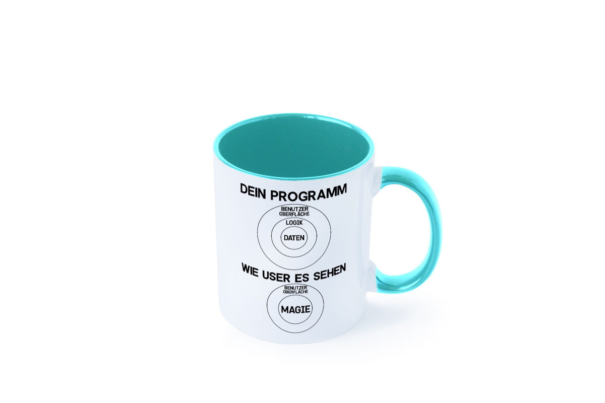 Wie User dein Programm sehen | Programmierer Magie Witz Geschenkidee Humor Tasse