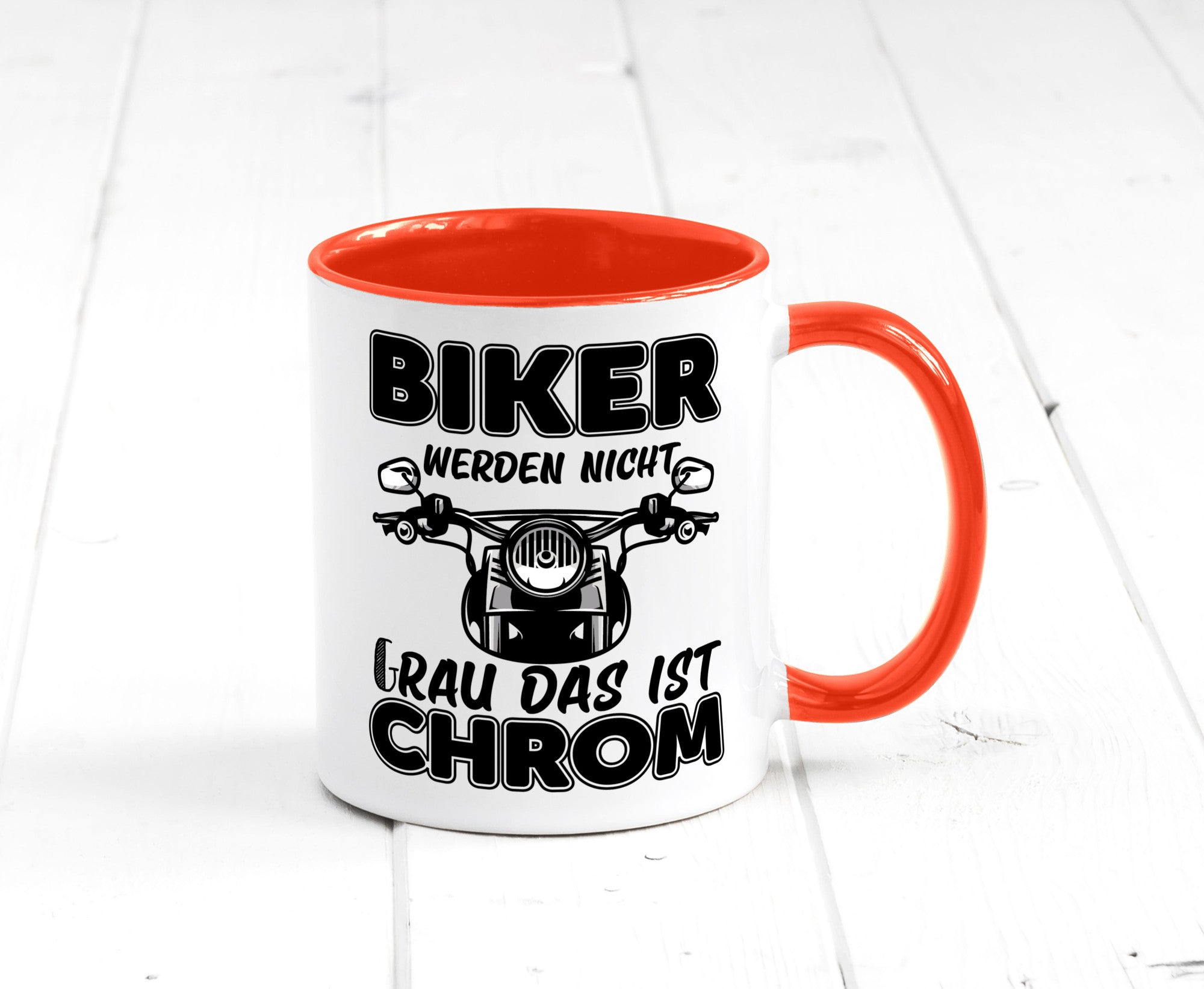 Biker werden nicht grau | Motorrradfahrer Tasse Humor Geschenkidee