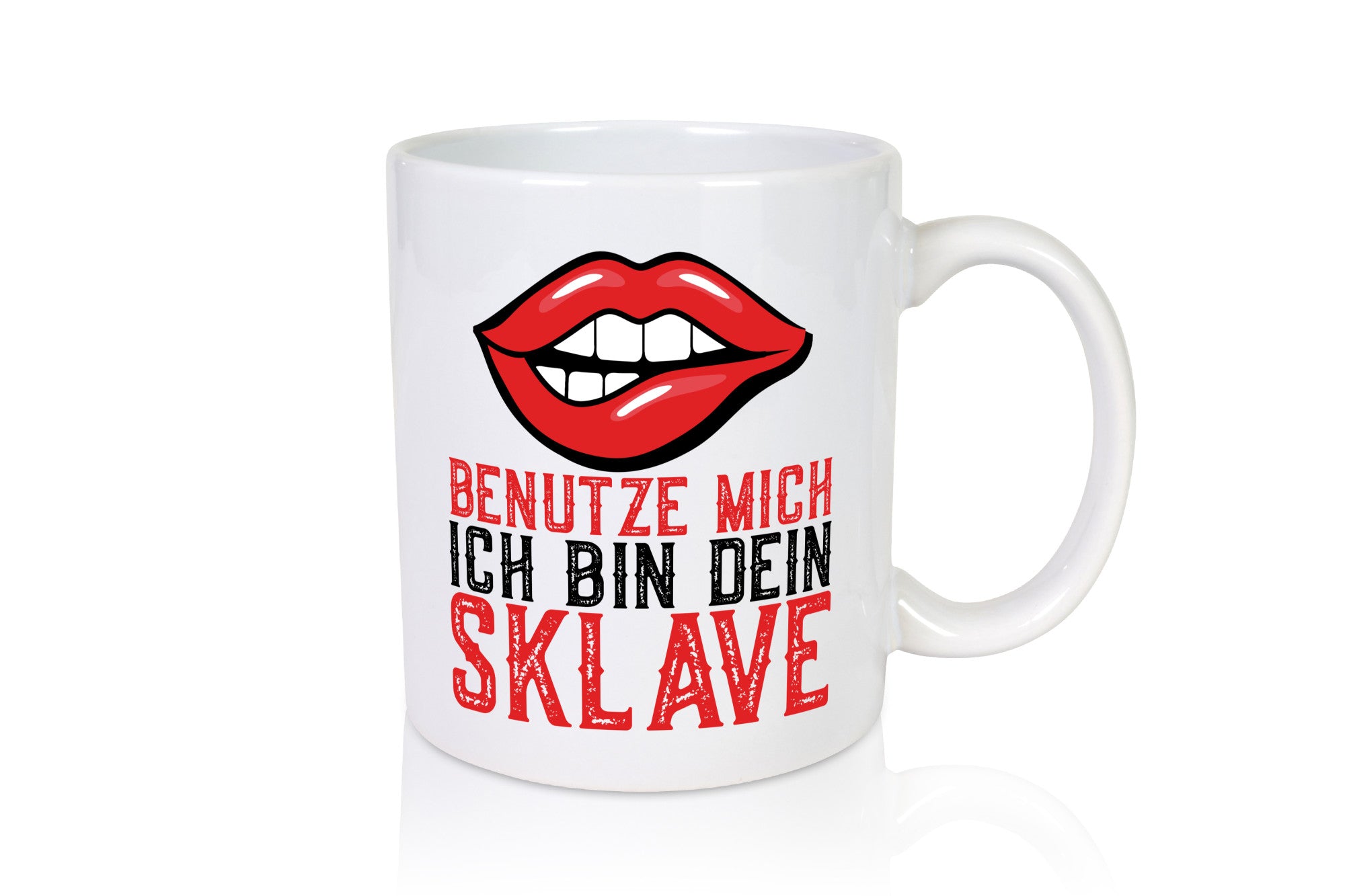 Benutze mich ich bin dein Sklave | Humor lustiger Spruch Geschenk Geschenkidee