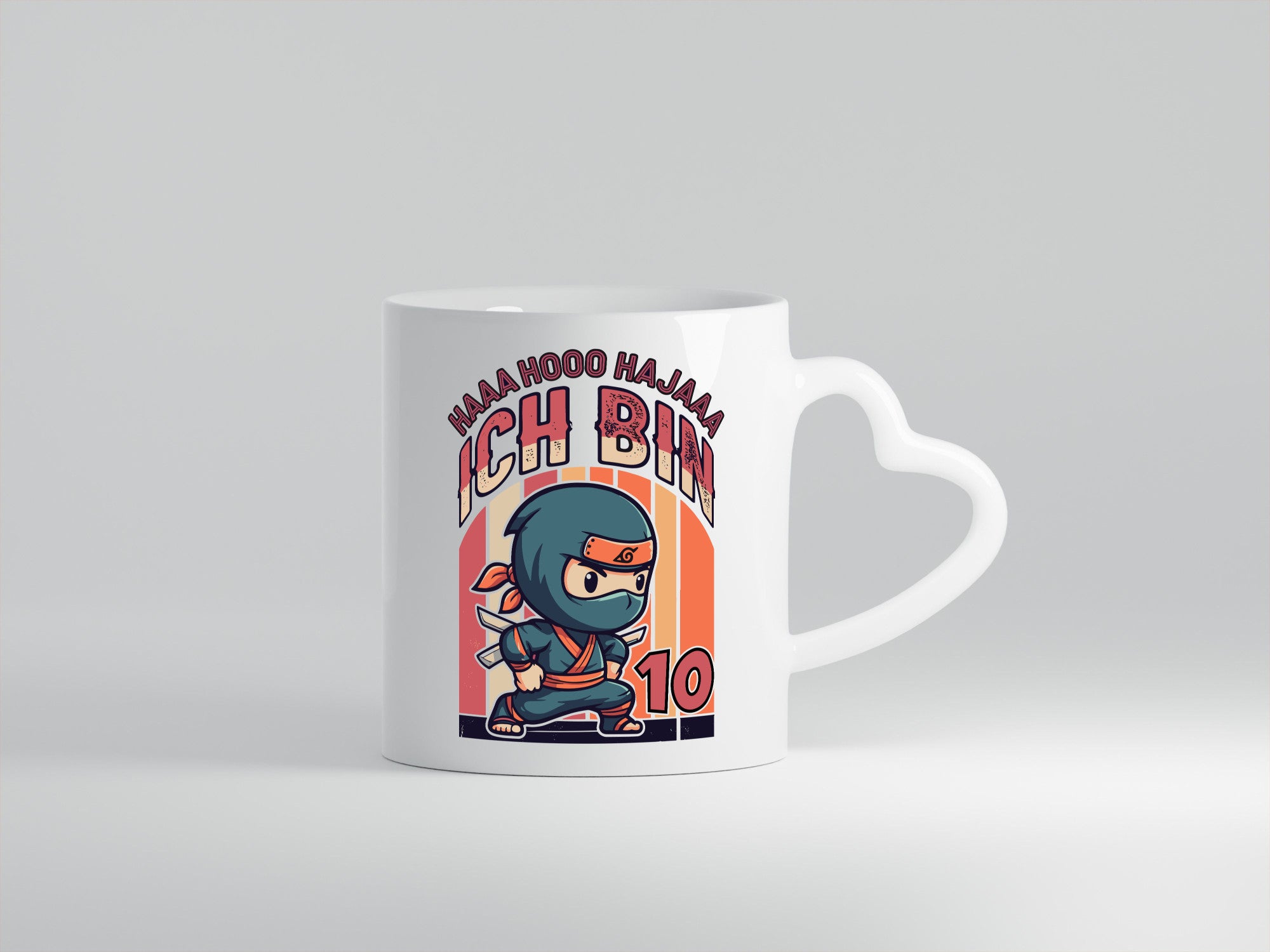 10. Geburtstag | Ninja Junge 10 Jahre lustiger Spruch Geschenk Geschenkidee