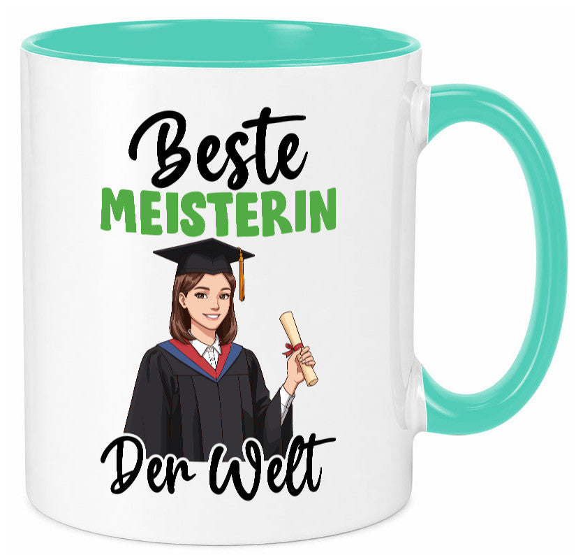 Beste Meisterin | Meisterbrief v2 Geschenk Humor Geschenkidee lustiger Spruch