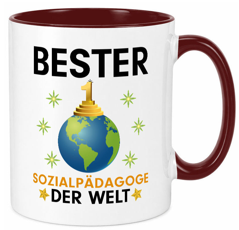Welt Bester Sozialpädagoge | Pädagoge Geschenk Humor Geschenkidee lustiger Tasse