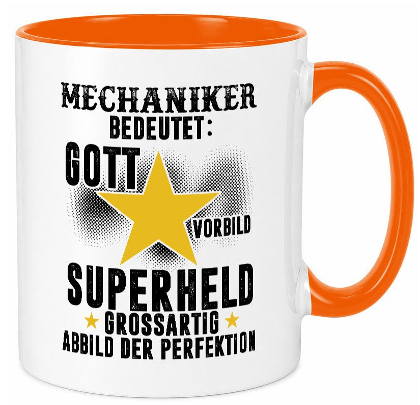 Bedeutung von Mechaniker | KFZ Werkstatt Geschenk Humor Geschenkidee lustiger Tasse