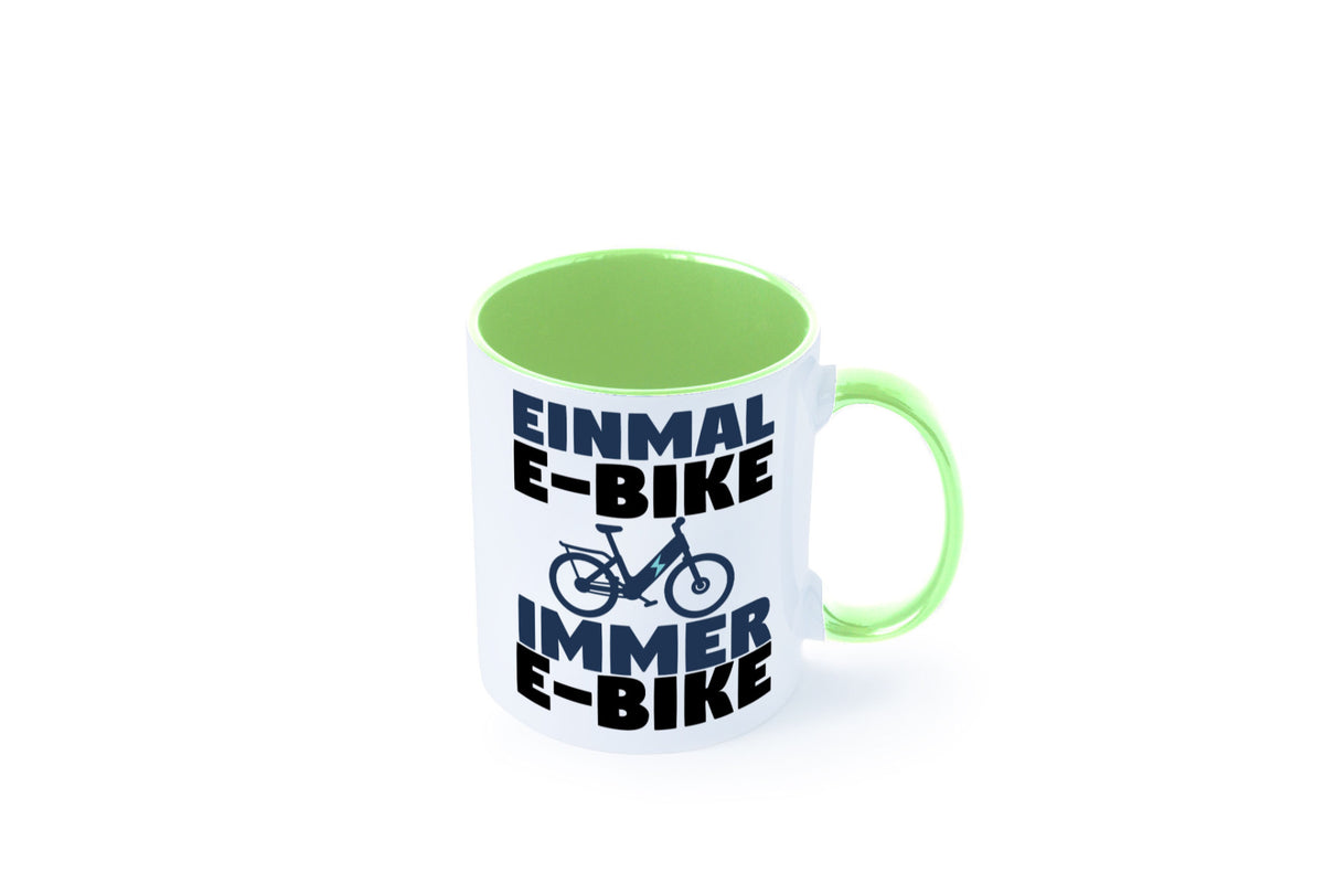 E-Bike Fahrer | Radfahrer Tasse Fahrrad Elektrorad lustiger Spruch Geschenk