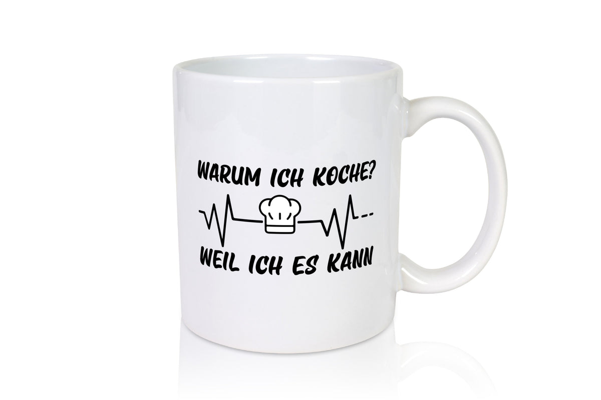 Ich koche weil es kann | Koch Küchenchef Herzschlag lustig Arbeit Kollegen Büro Tasse
