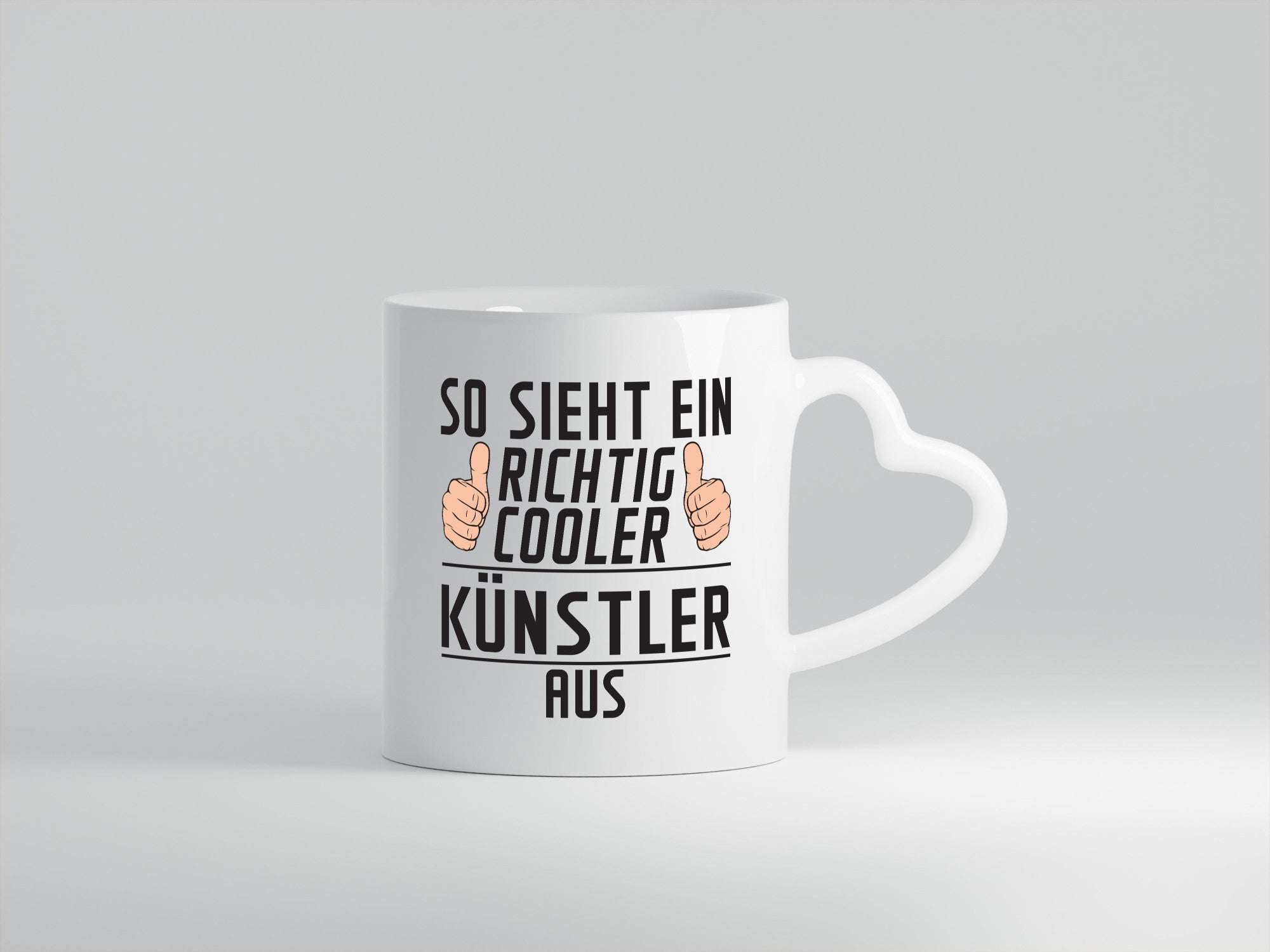 Richtig Cooler Künstler | Lustiger Spruch Kunst Geschenkidee Humor Tasse