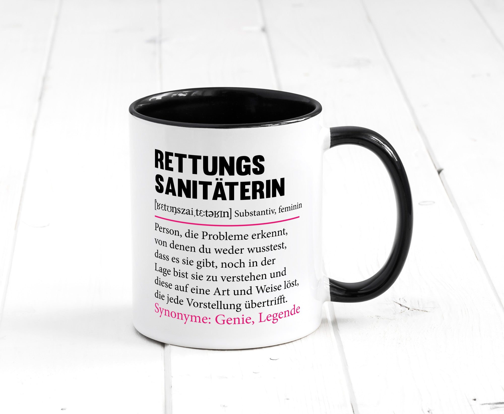 Rettungssanitäterin | Beruf Sanitäter Spruch v2 Humor Arbeit Kollegen Büro