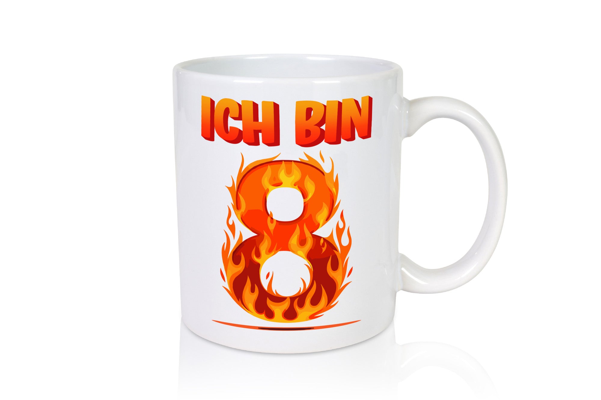 8. Geburtstag | 8 Jahre Drache lustiger Spruch Geschenk Geschenkidee Tasse