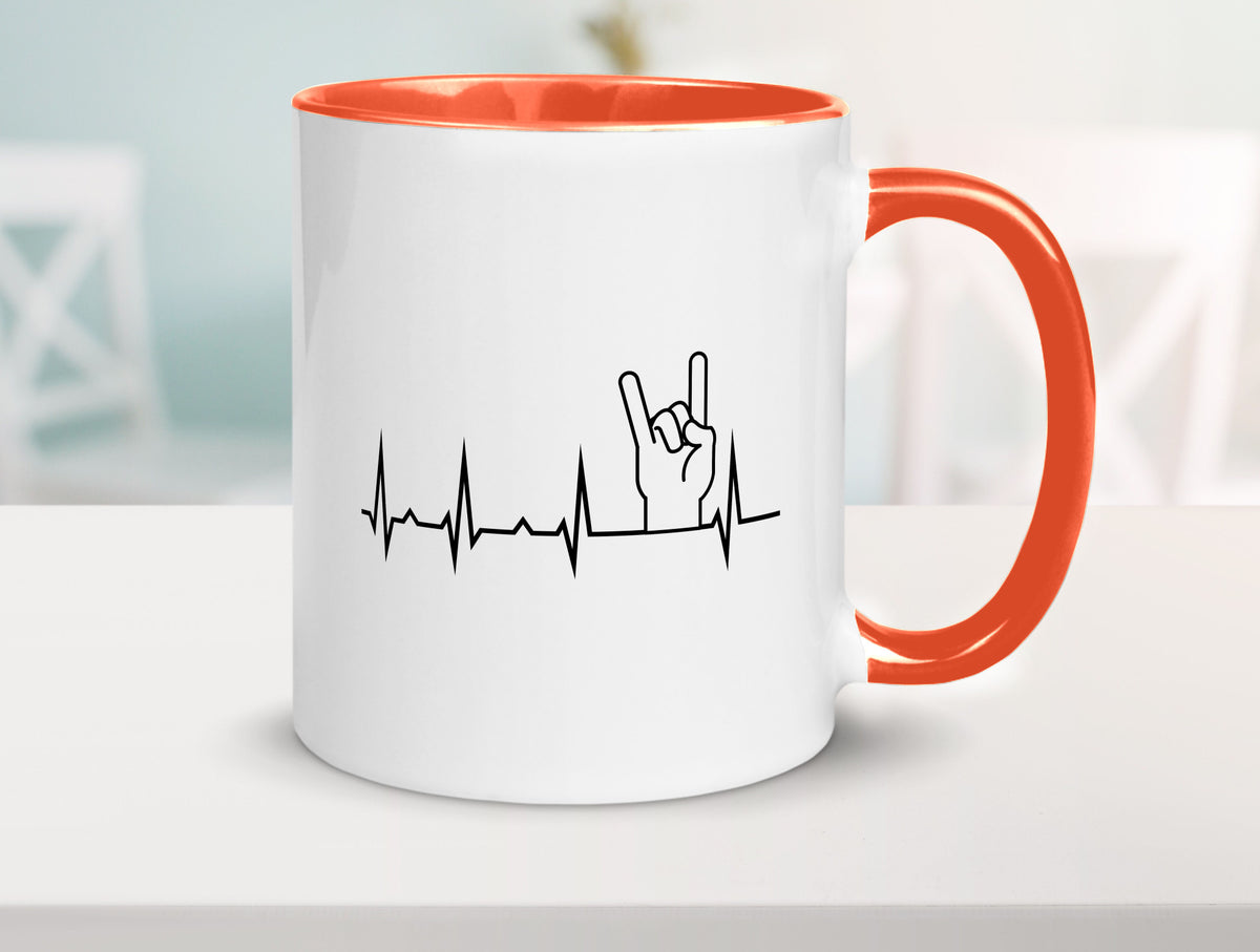 Heavy Metal Motiv | Rocker Musiker Rock Musik Geschenk Humor Geschenkidee Tasse