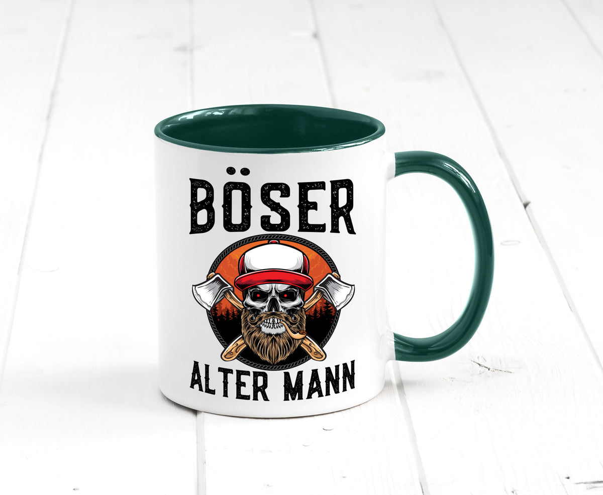 Böser alter Mann Humor Geschenkidee Tasse
