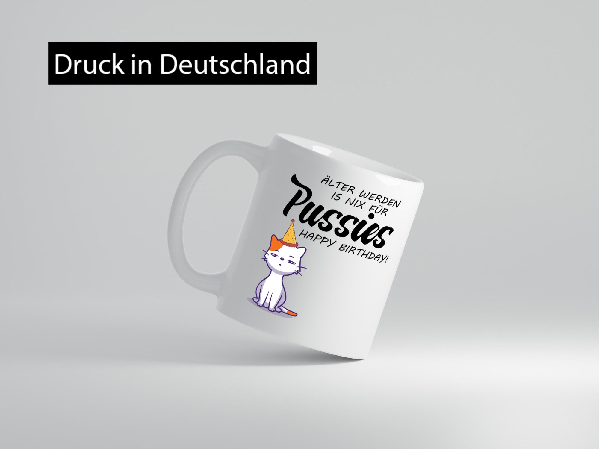 Älter werden ist nichts für Pussies | Happy Birthday Humor Geschenkidee Tasse