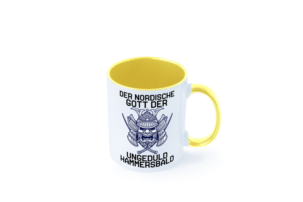 Nordischer Gott der Ungeduld | Mythologie Wikinger lustig Humor Geschenkidee Tasse