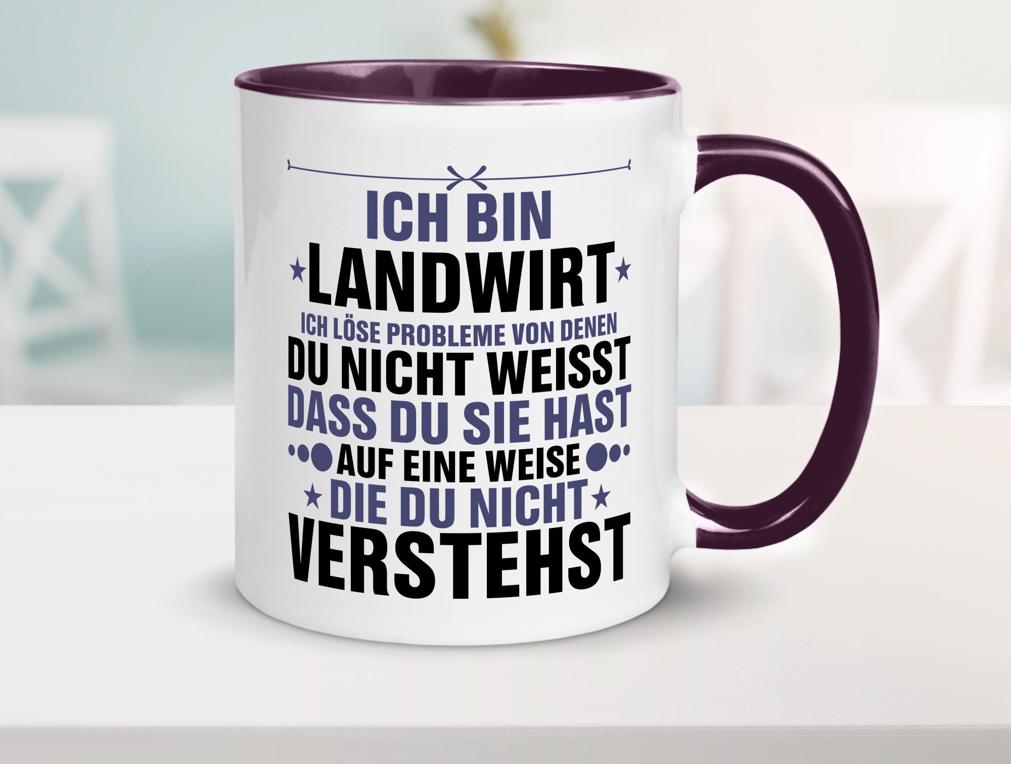Löse Probleme: Landwirt | Bauer Landwirtschaft v2 Geschenk Humor Geschenkidee