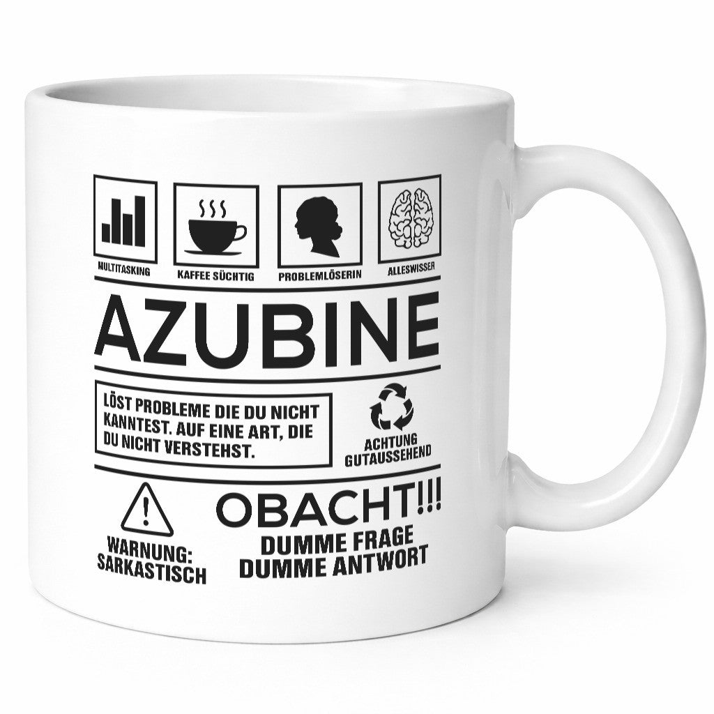 Achtung Probleme Azubine | Ausbildung Lehre Lehrling lustiger Spruch Geschenk