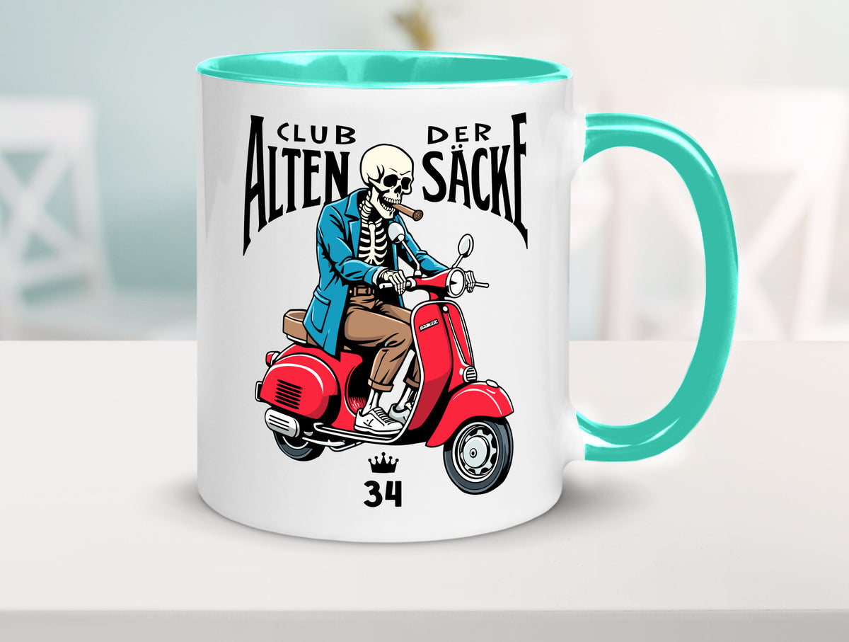 34. Geburtstag | 34 Jahre Club der alten Säcke lustiger Spruch Geschenk Tasse