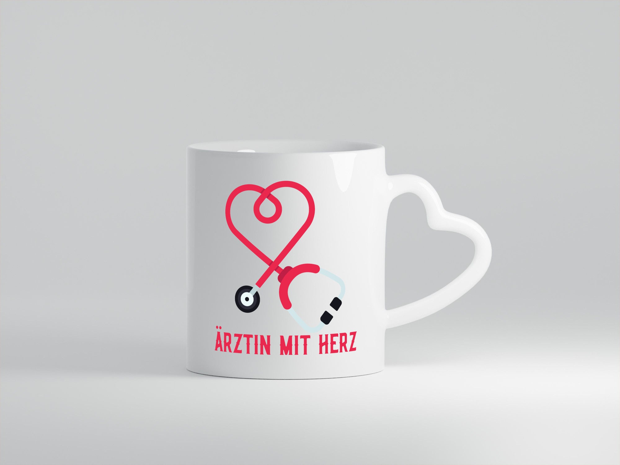 Ärztin mit Herz | Krankenhaus Praxis Stethoskop Doktor lustig Humor