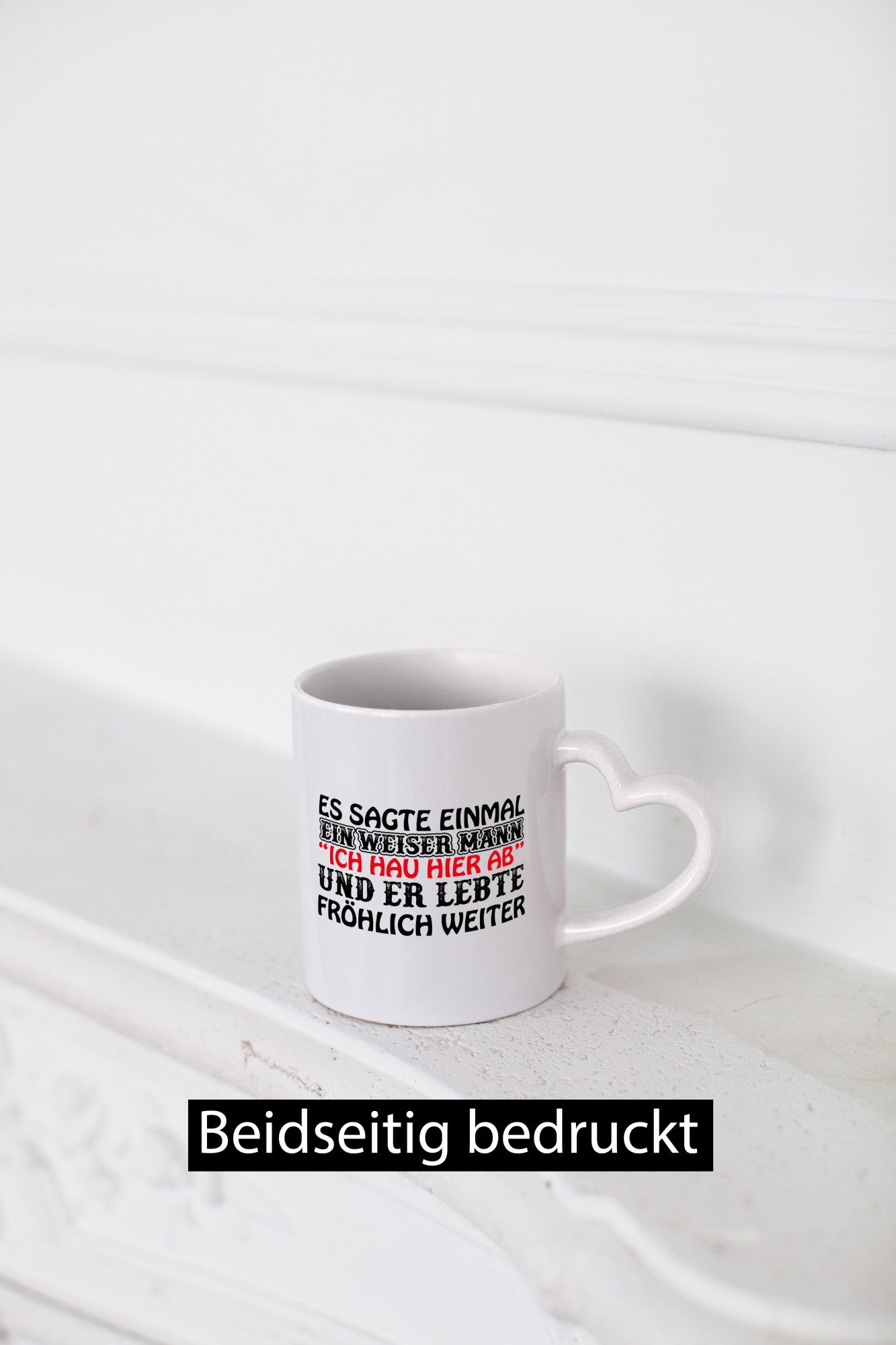 Weiser Mann lustiger Spruch Geschenk Humor Geschenkidee Tasse
