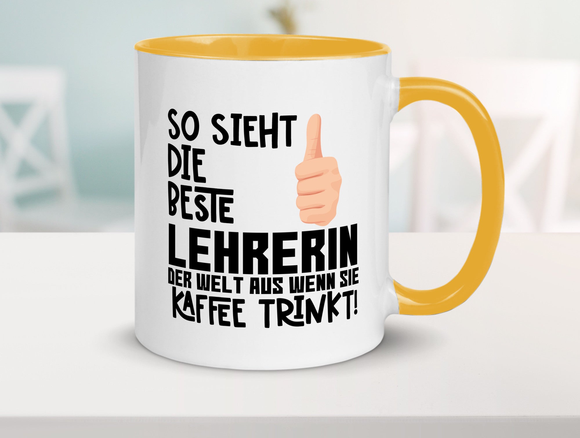 Beste Lehrerin | Lehrer Tasse Schule Dankeschön lustiger Spruch Geschenk Humor