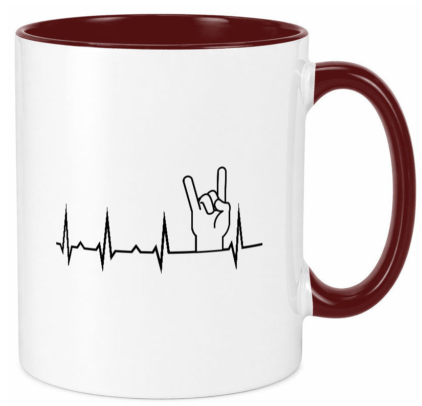Heavy Metal Motiv | Rocker Musiker Rock Musik Geschenk Humor Geschenkidee Tasse