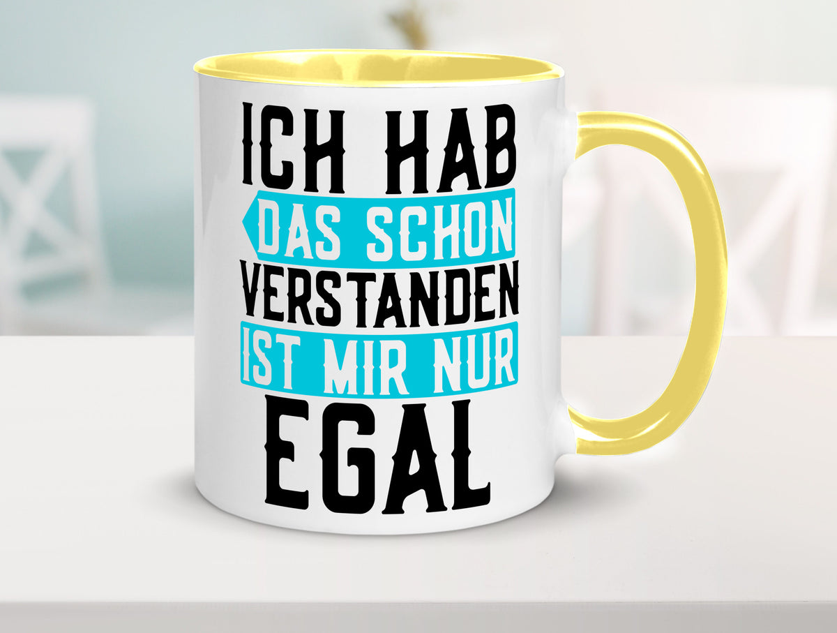 Ist mir egal | Protest Teenager Humor Spruch Büro lustig Arbeit Kollegen Tasse