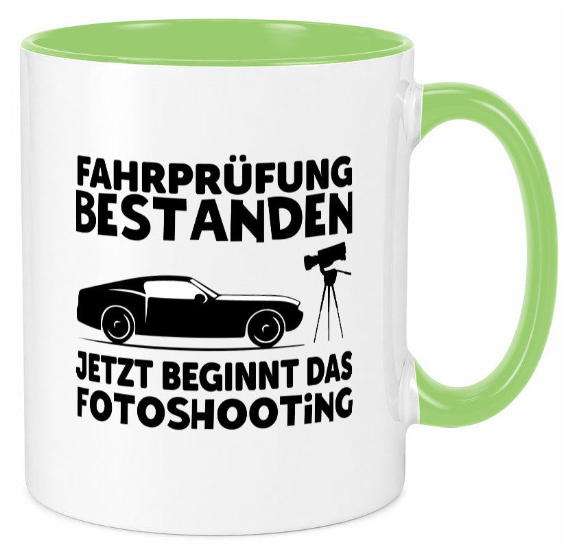 Fahrprüfung bestanden | Autofahren Führerschein Geschenk Humor Geschenkidee Tasse