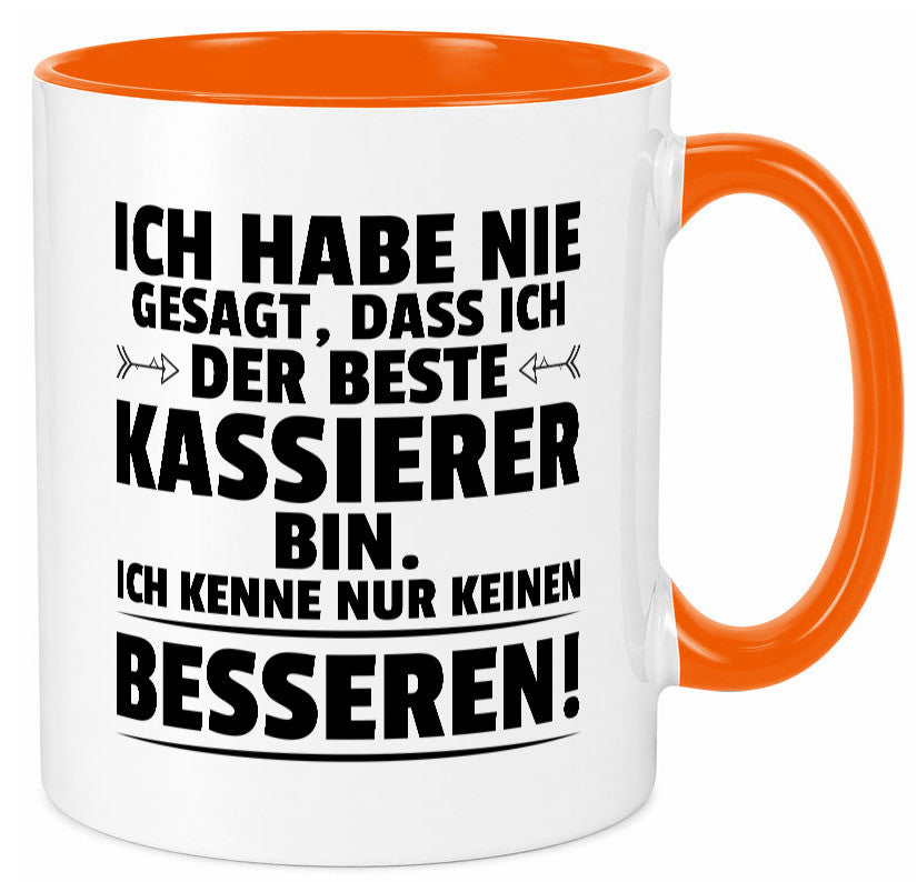 Der Beste Kassierer Geschenk Humor Geschenkidee lustiger Spruch Tasse