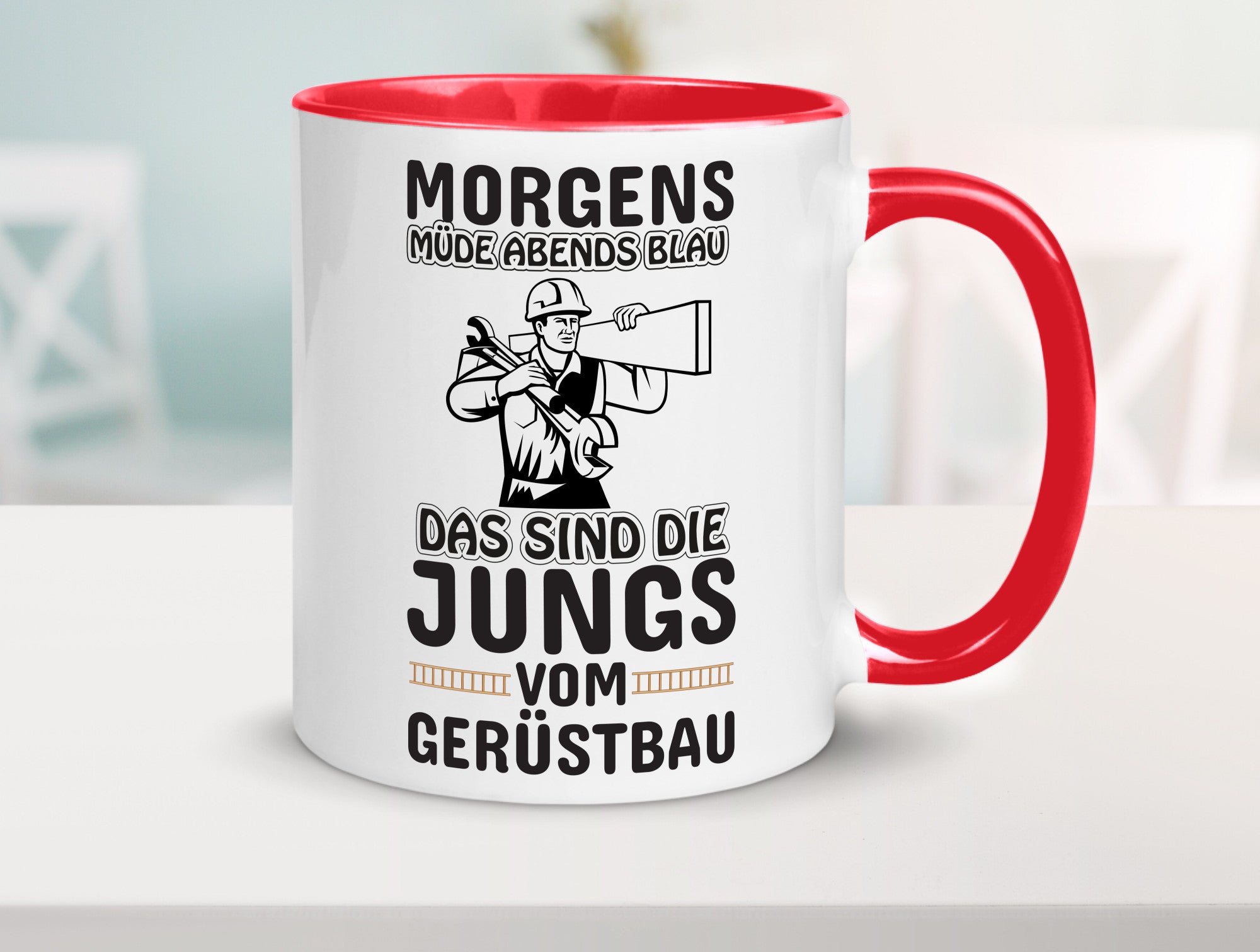 Jungs vom Gerüstbau | Gerüstbauer Tasse Baustelle Geschenk Humor Geschenkidee