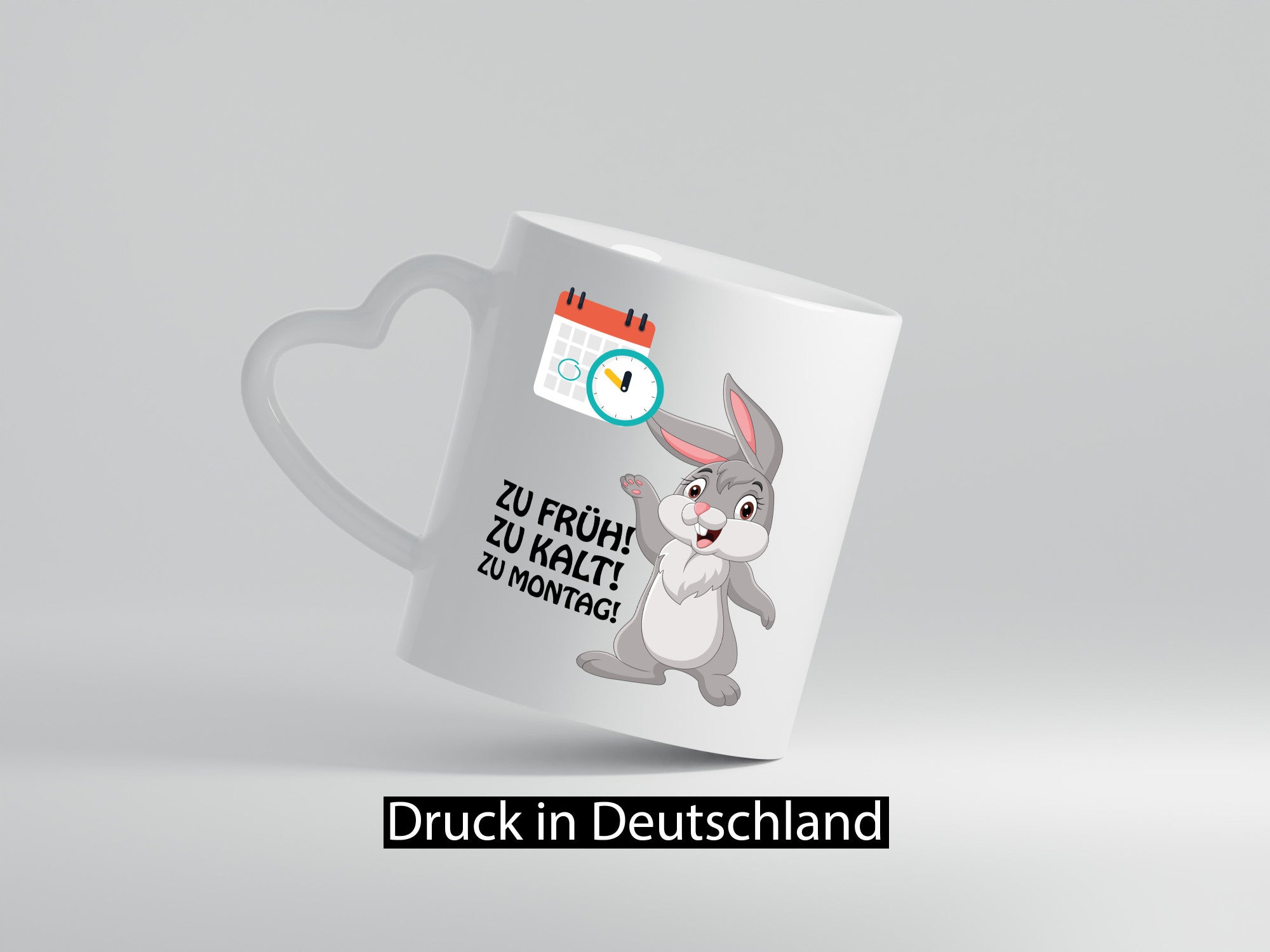 Kalter Montag Geschenkidee Humor Tasse