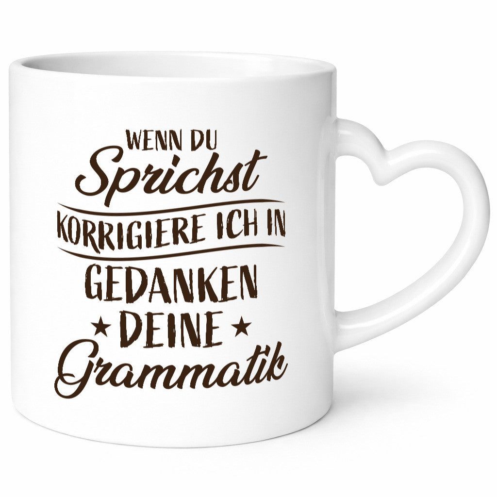 Grammatik korrigieren während du sprichst | Sterne lustig Humor Geschenkidee