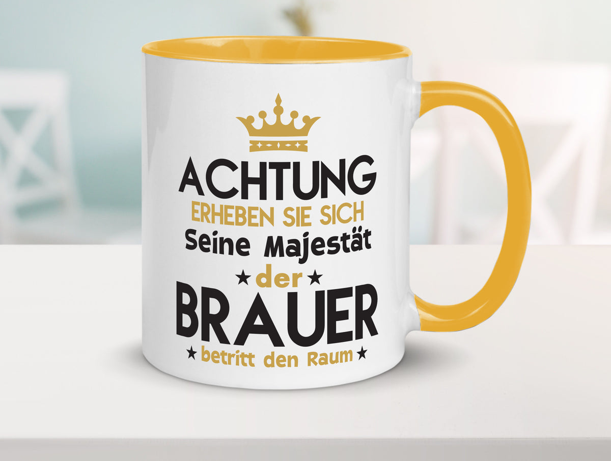 Seine Majestät Brauer | Bier Brauerei Humor Geschenkidee Tasse