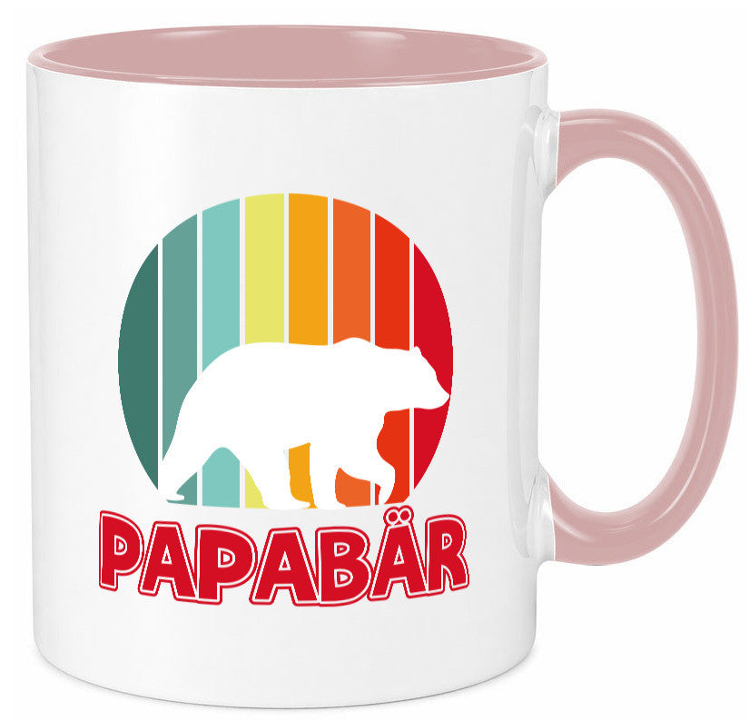 Papabär | Papa Tasse Vater Vatertag Bär lustiger Spruch Geschenk Familie