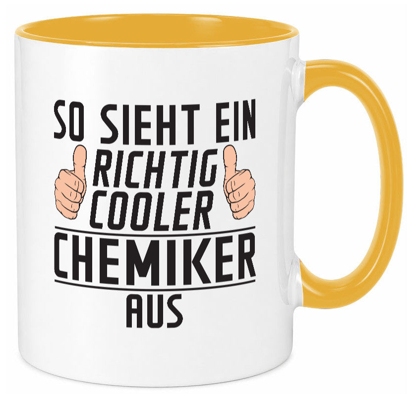 Richtig Cooler Chemiker | Chemie Labor Wissenschaft lustig Humor Geschenkidee Tasse