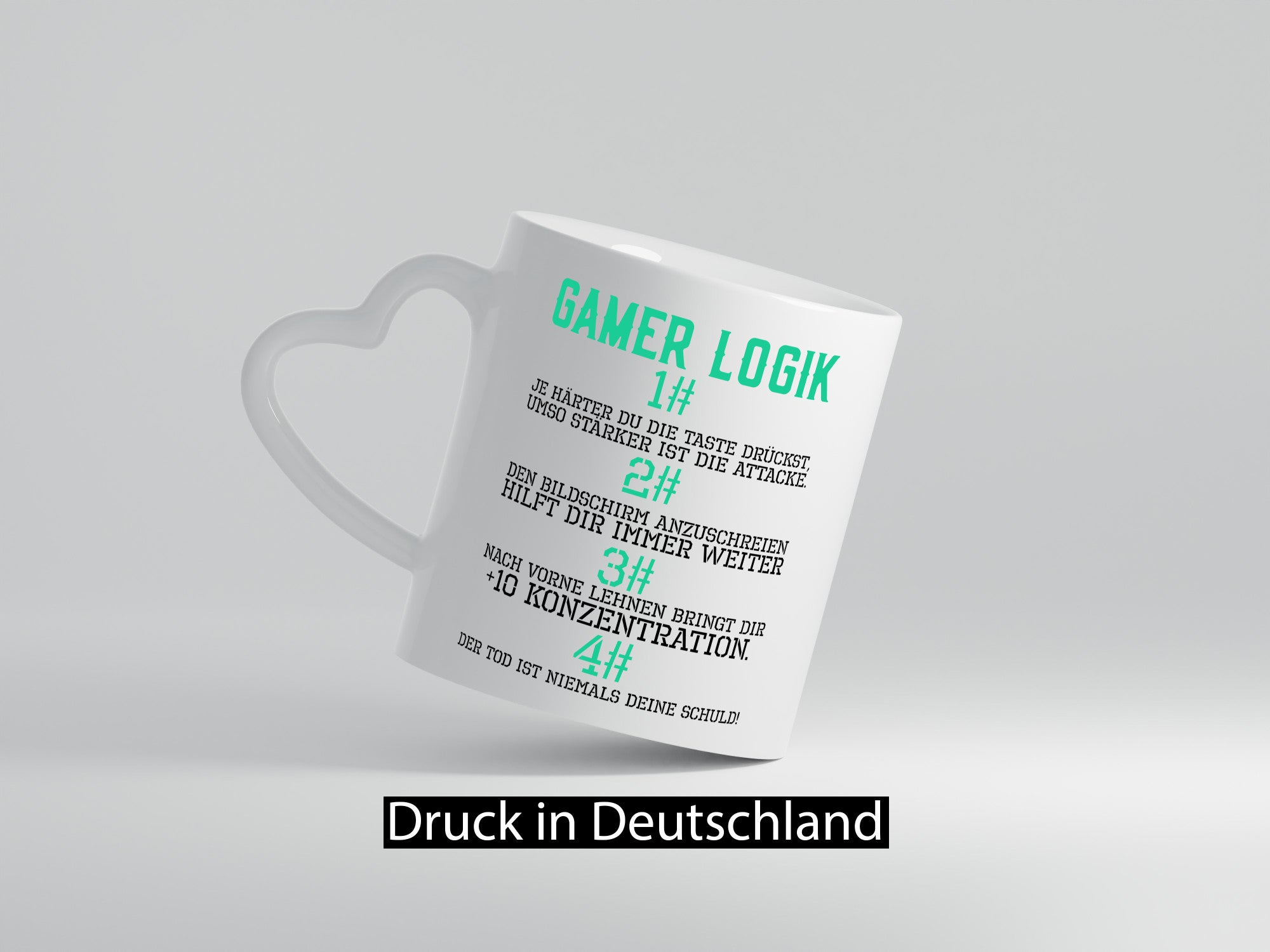 Gamer Logik | Gaming Regeln Zocker PC Nerd Freunde Humor Geschenkidee Tasse