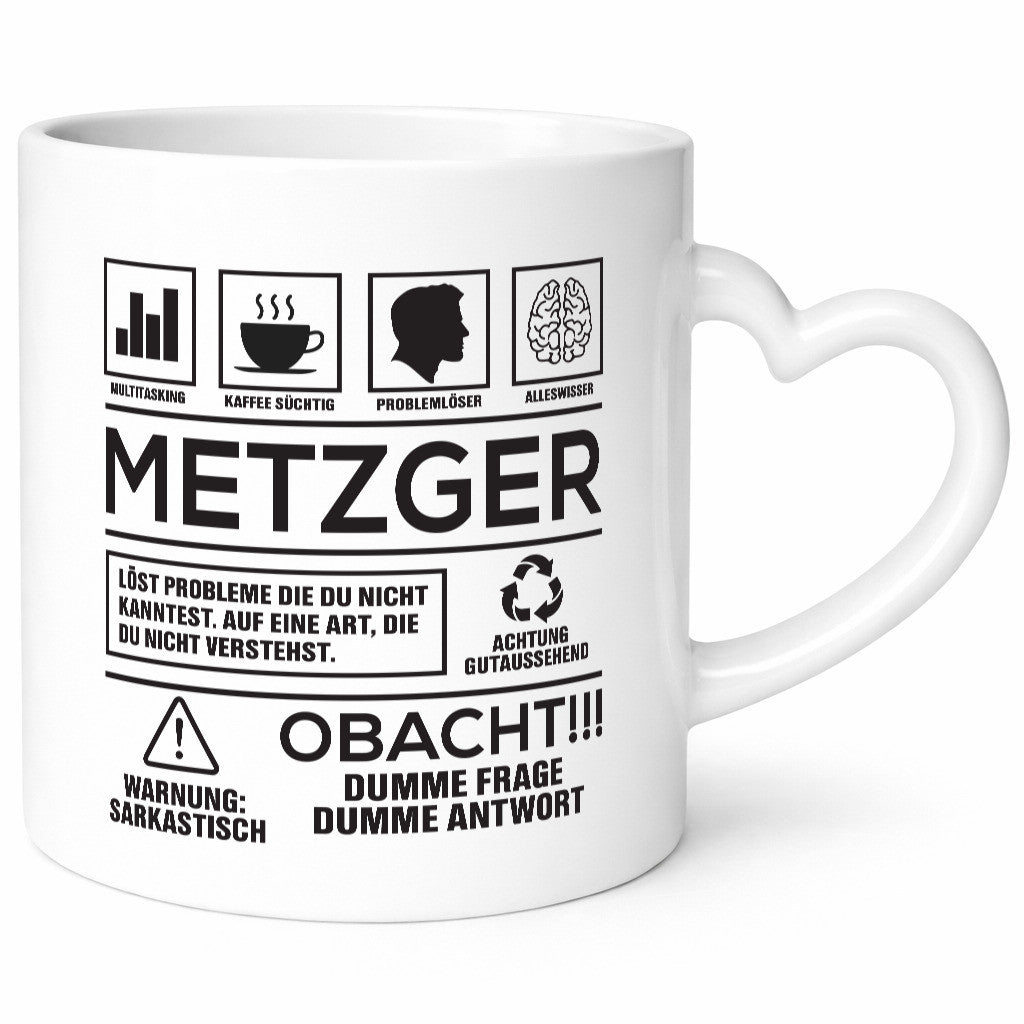 Achtung Probleme Metzger | Fleischer Metzgerei Geschenk Humor Geschenkidee