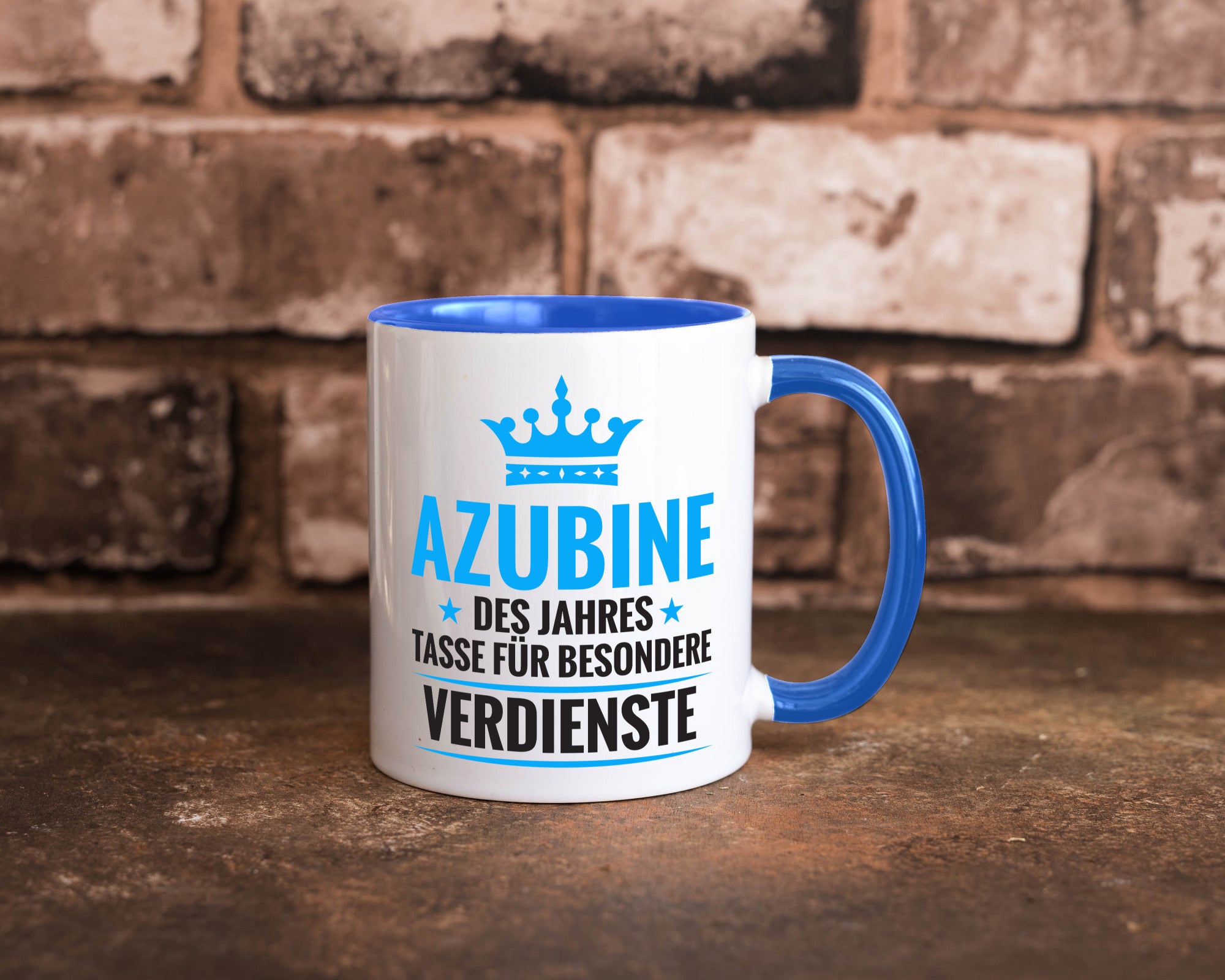 Besonderer Verdienst: Azubine | Ausbildung Lehrling lustig Humor Geschenkidee