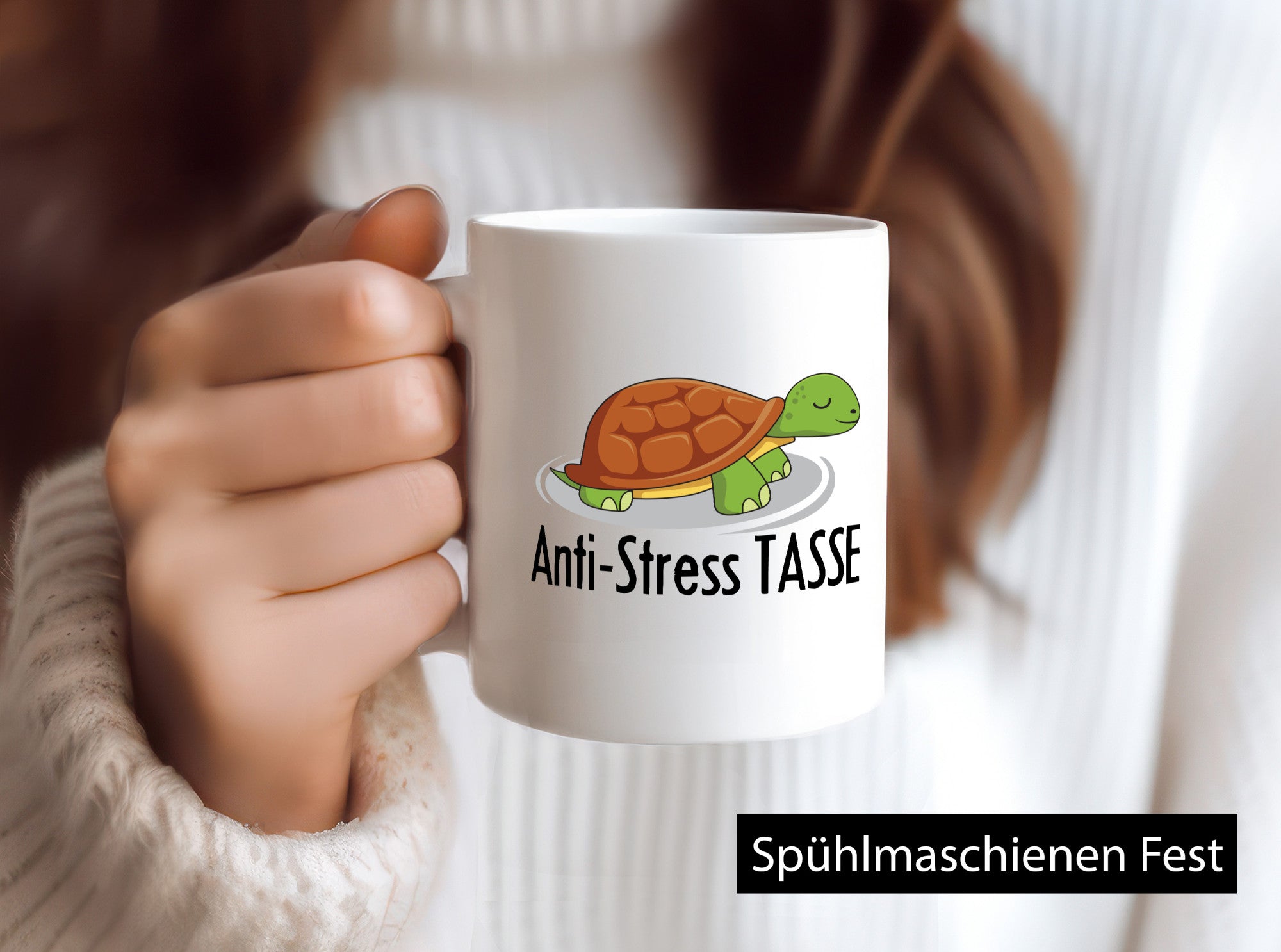 Anti Stress Schildkröte Humor Geschenkidee Tasse